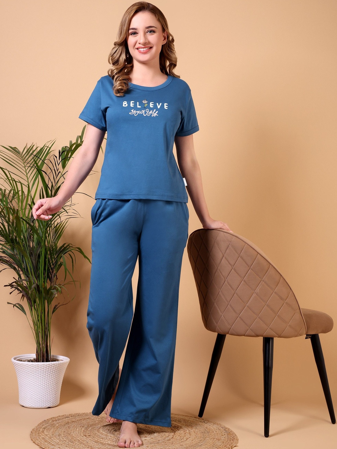 Bedtime story Women Printed Night suit