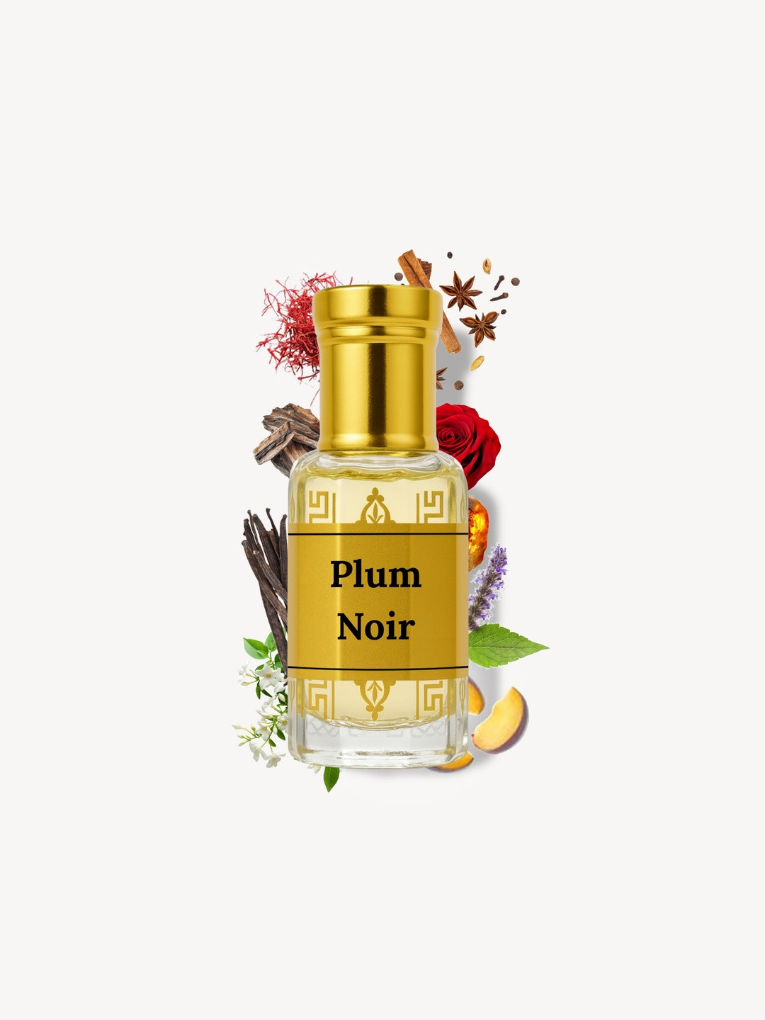 Ali Perfumes Plum Noir Alcohol Free Attar - 12 ml