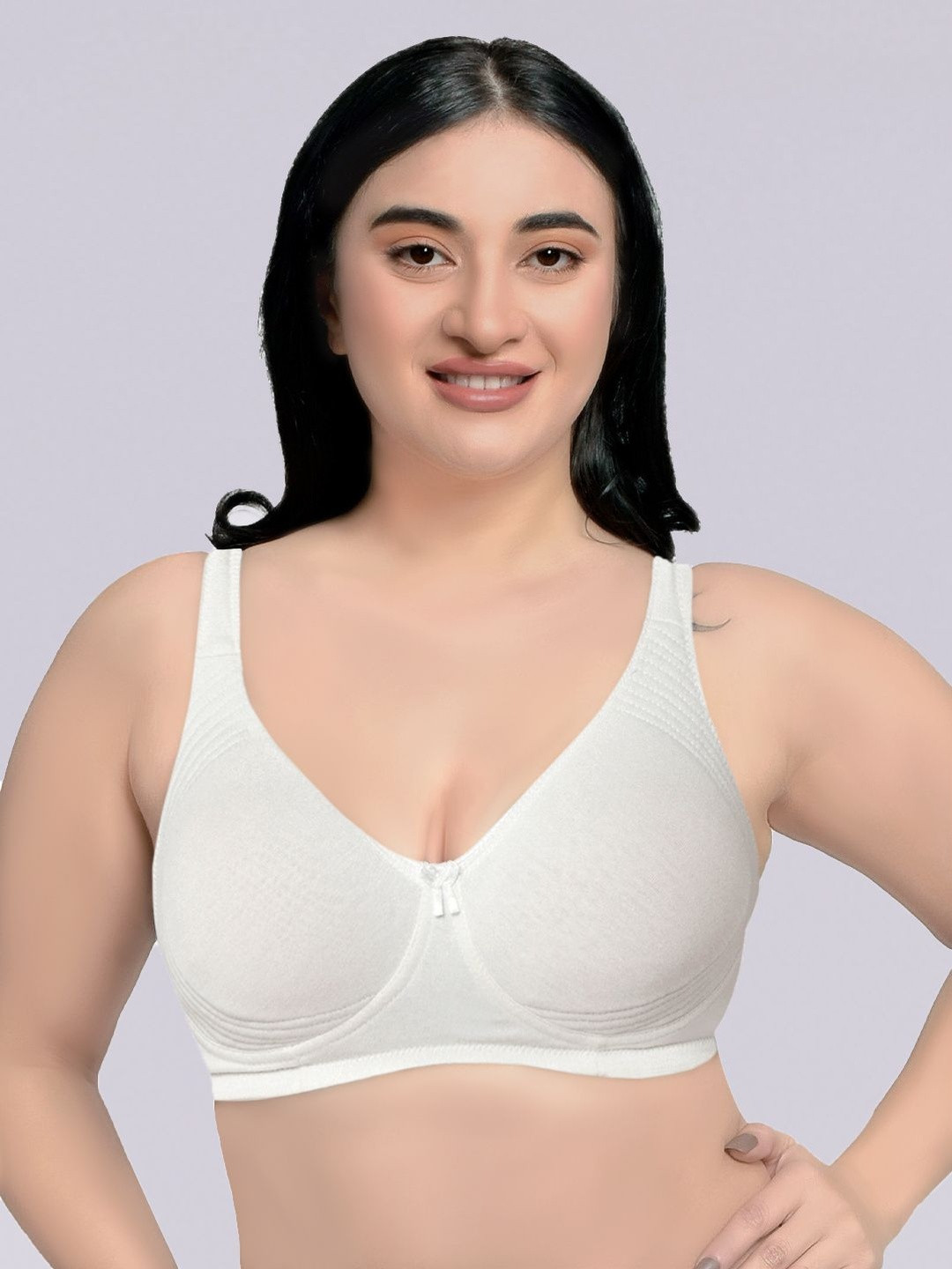 Inner Sense Bamboo Cotton Plus size Everyday Non-Padded Encircled Side Support bra