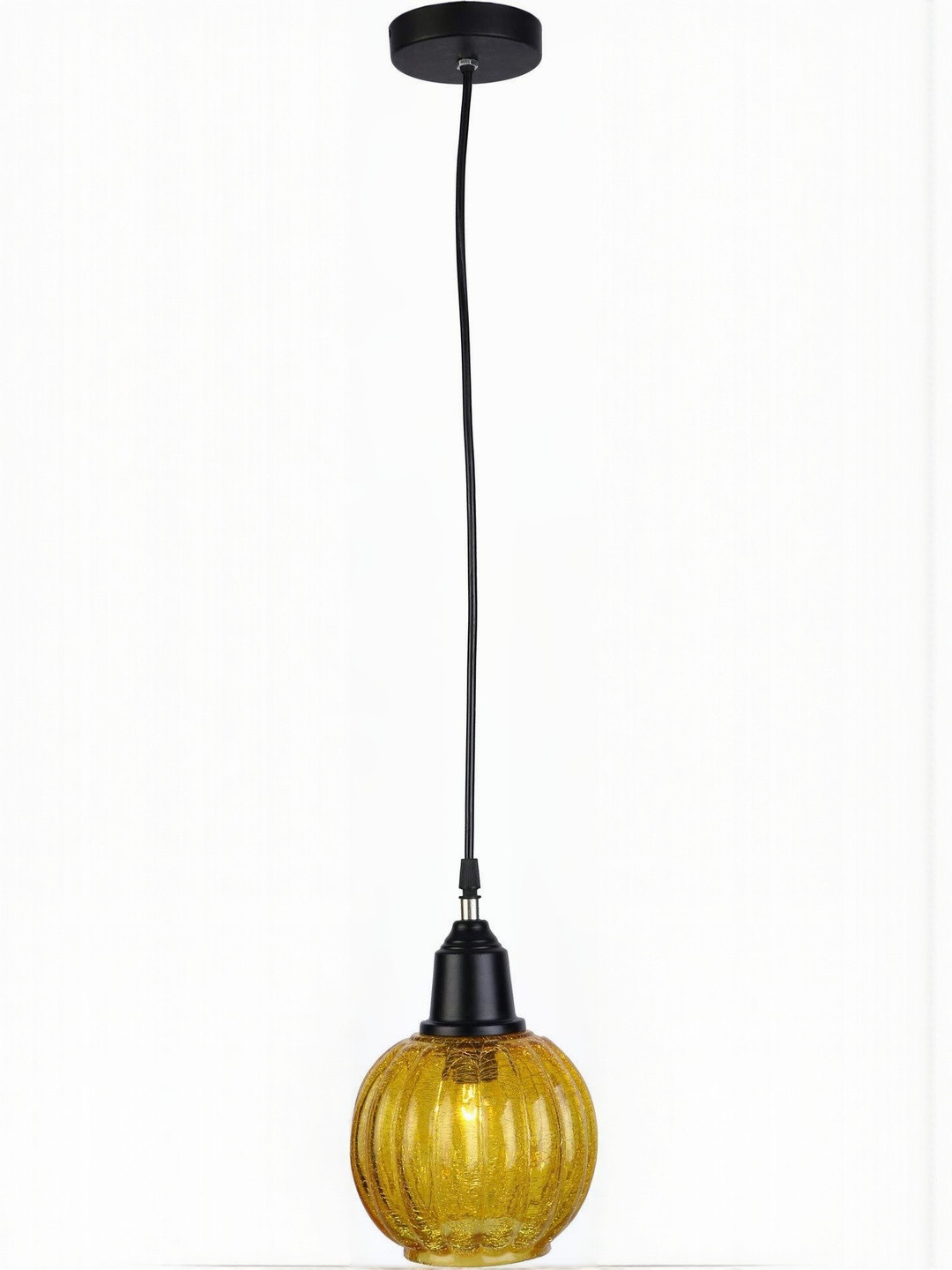 1ST TIME Yellow Textured Ceiling Lamp