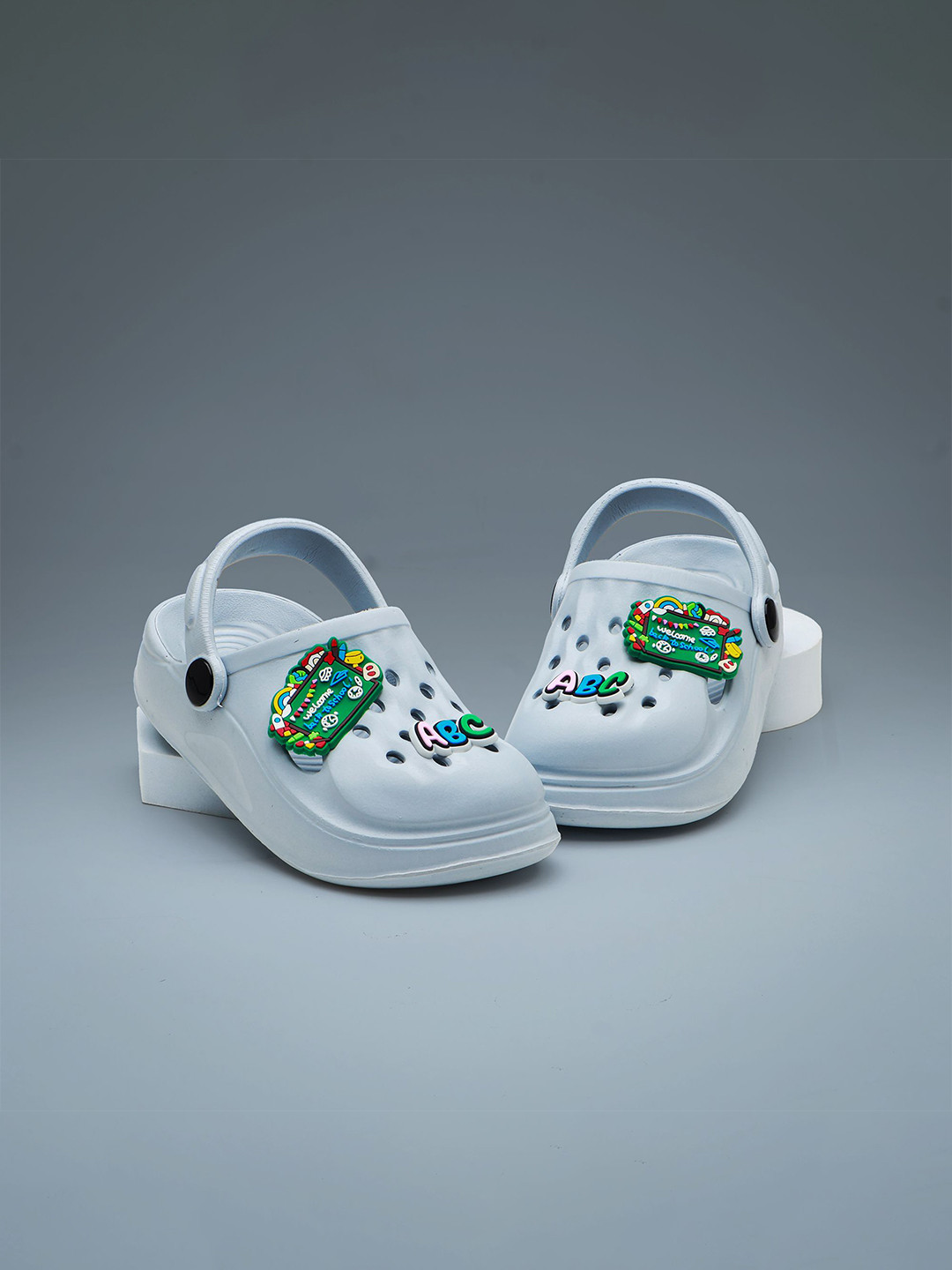 ASIAN Unisex Kids Embellished EVA Clogs