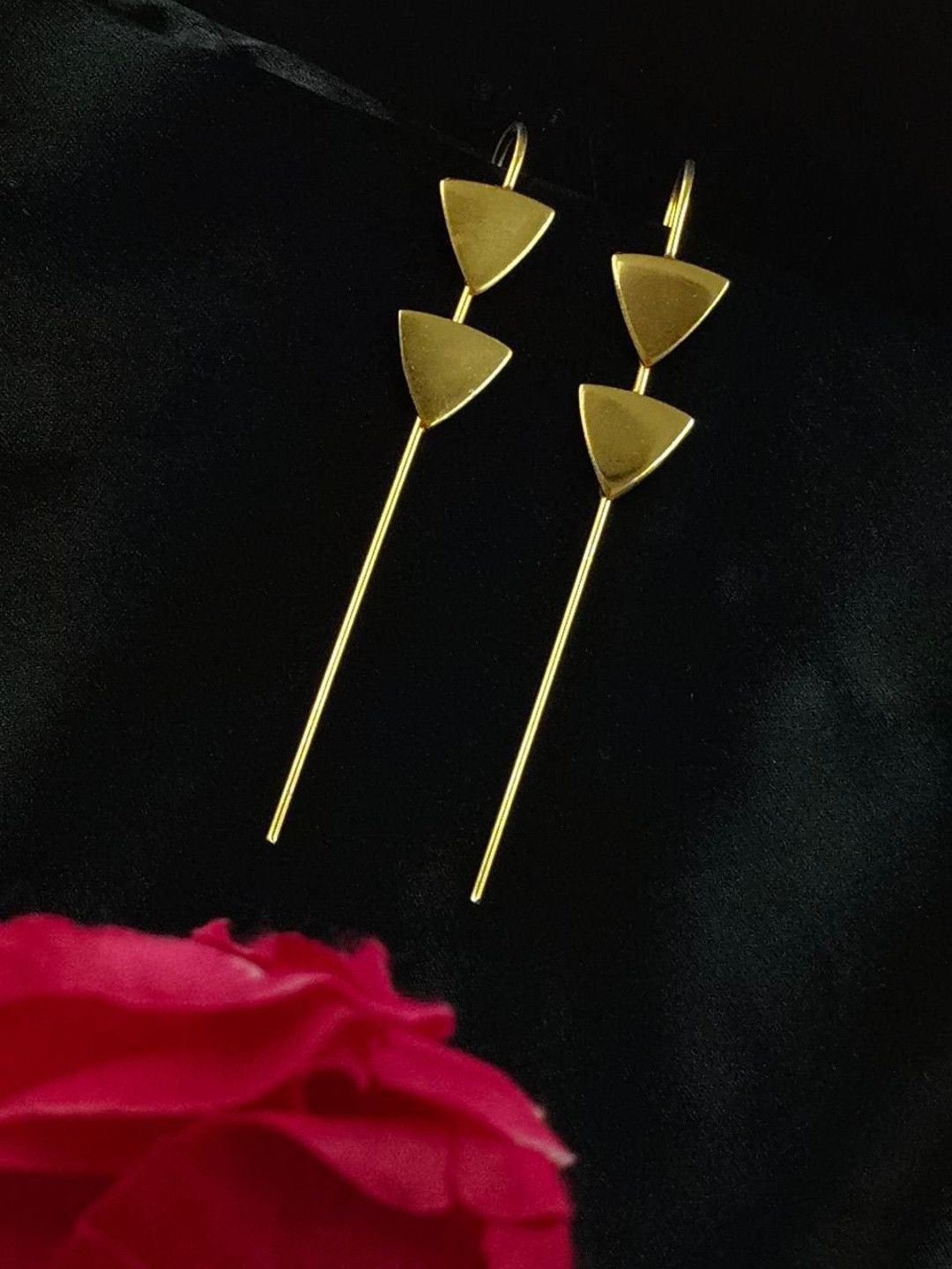 Hardin Style Gold Plated Triangular Shaped Earcuff