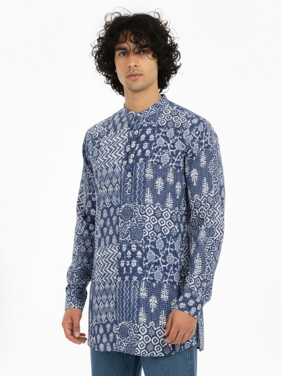 Anouk Rustic Indie Ethnic Motifs Printed Kurta