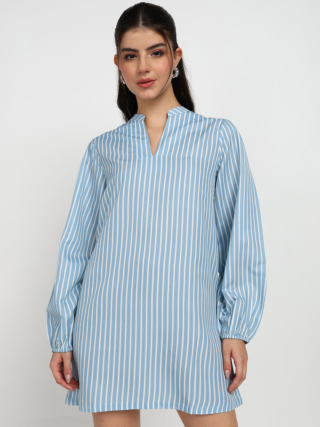 Asami Striped Mini Dress