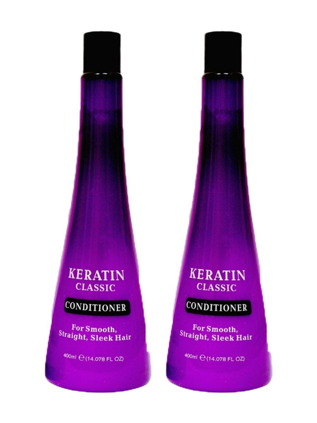 Xpel Marketing Set Of 2 Keratin Conditioner For Smooth & Frizzy Hair - 400 ml Each
