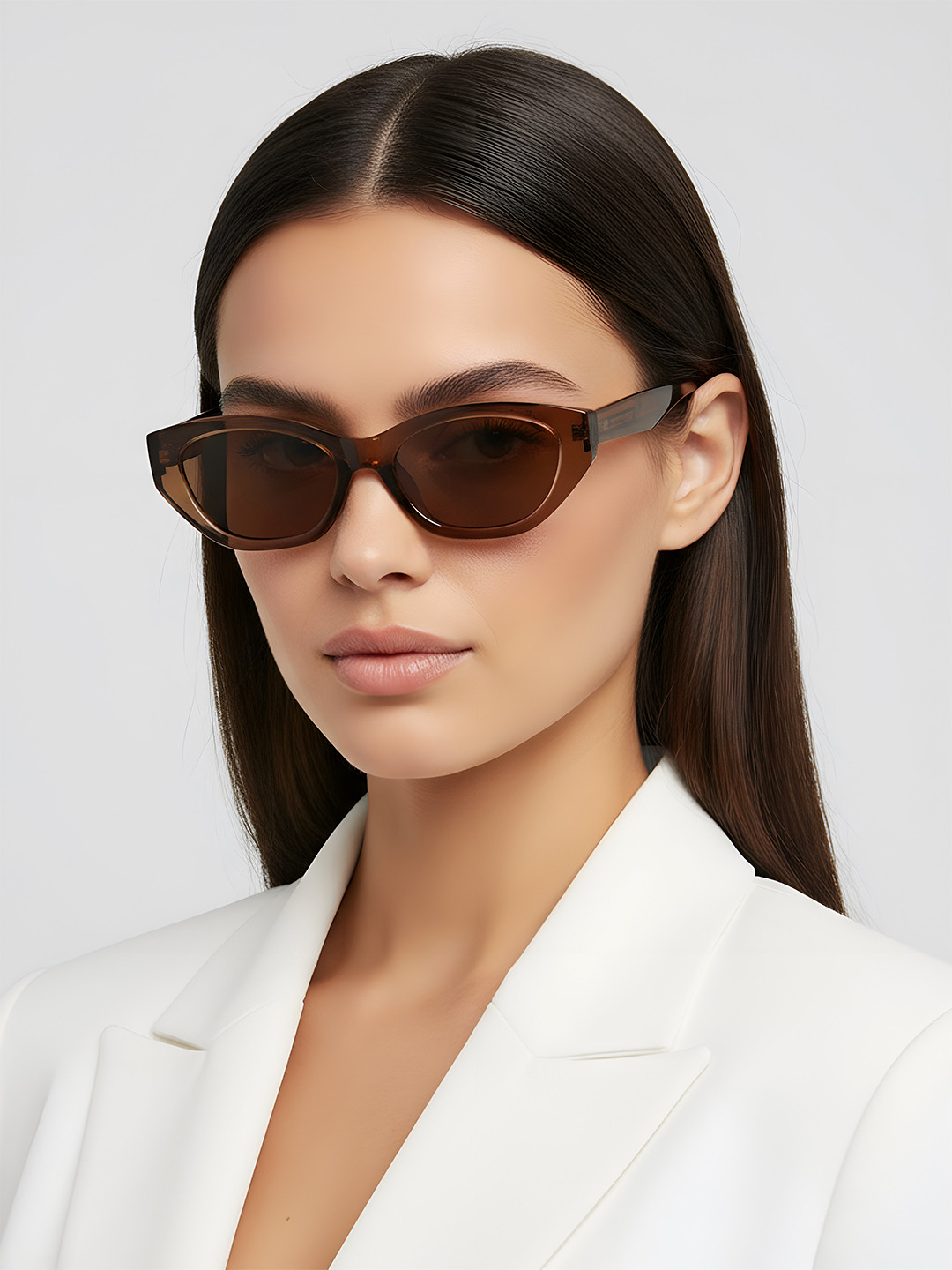 PERKEY Women Cateye Sunglasses with UV Protected Lens PRKY0020-C2