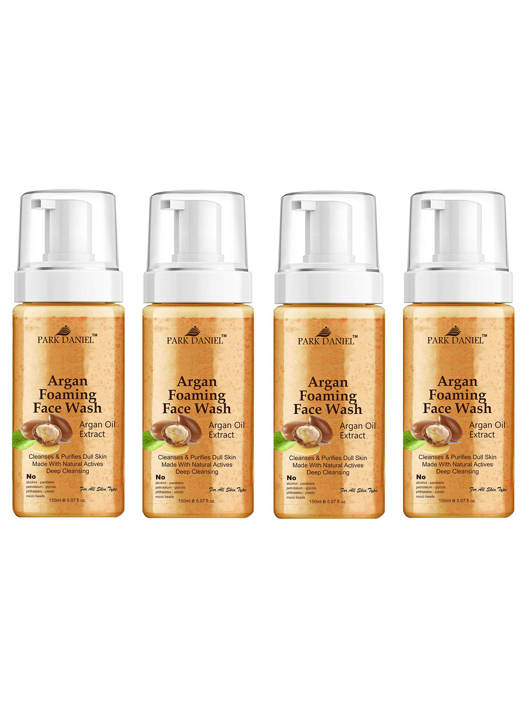 Park Daniel Argan Foaming Face Wash With Argan Oil Extract - 150 ml