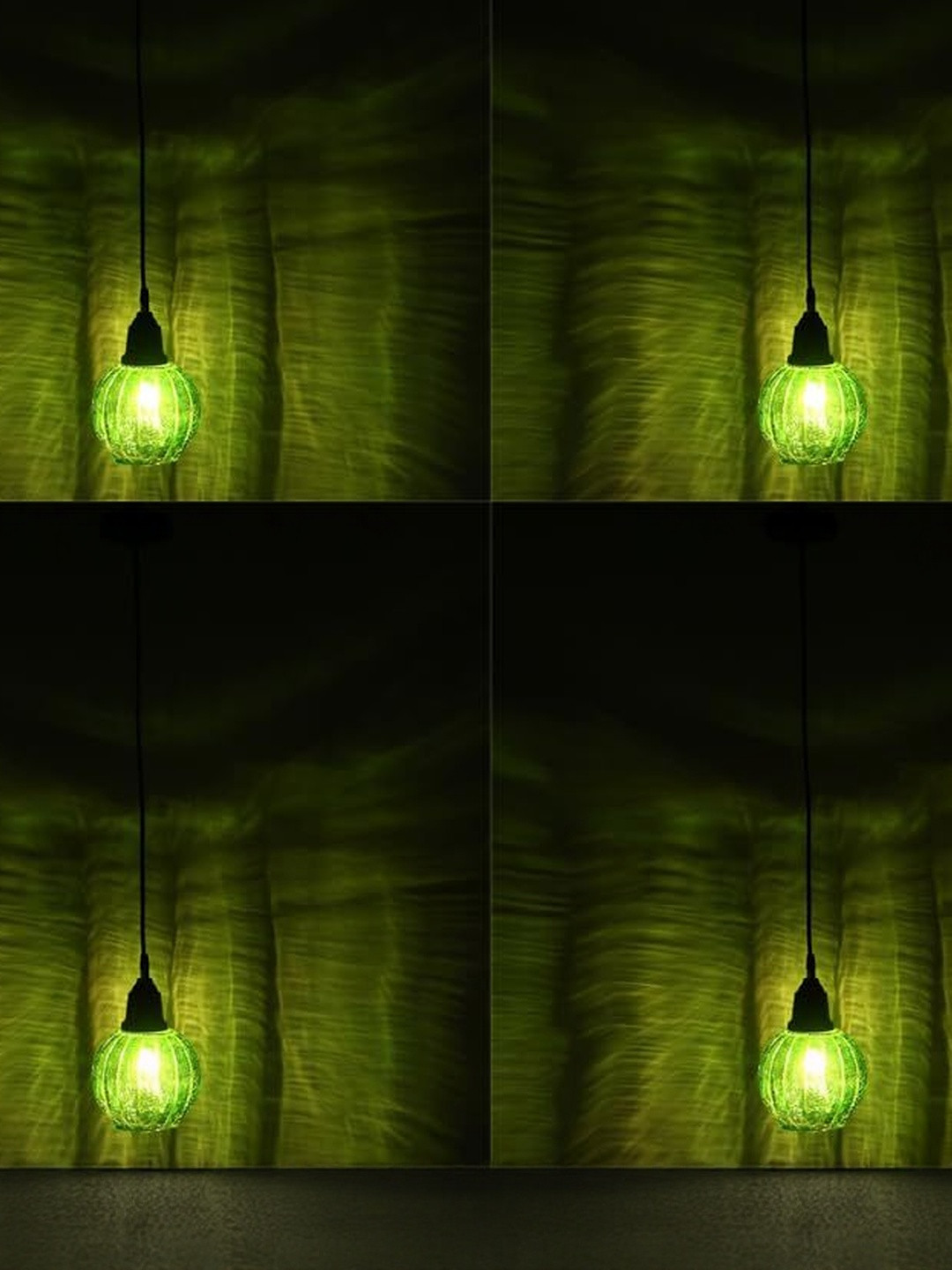 1ST TIME Green Ceiling Lamp