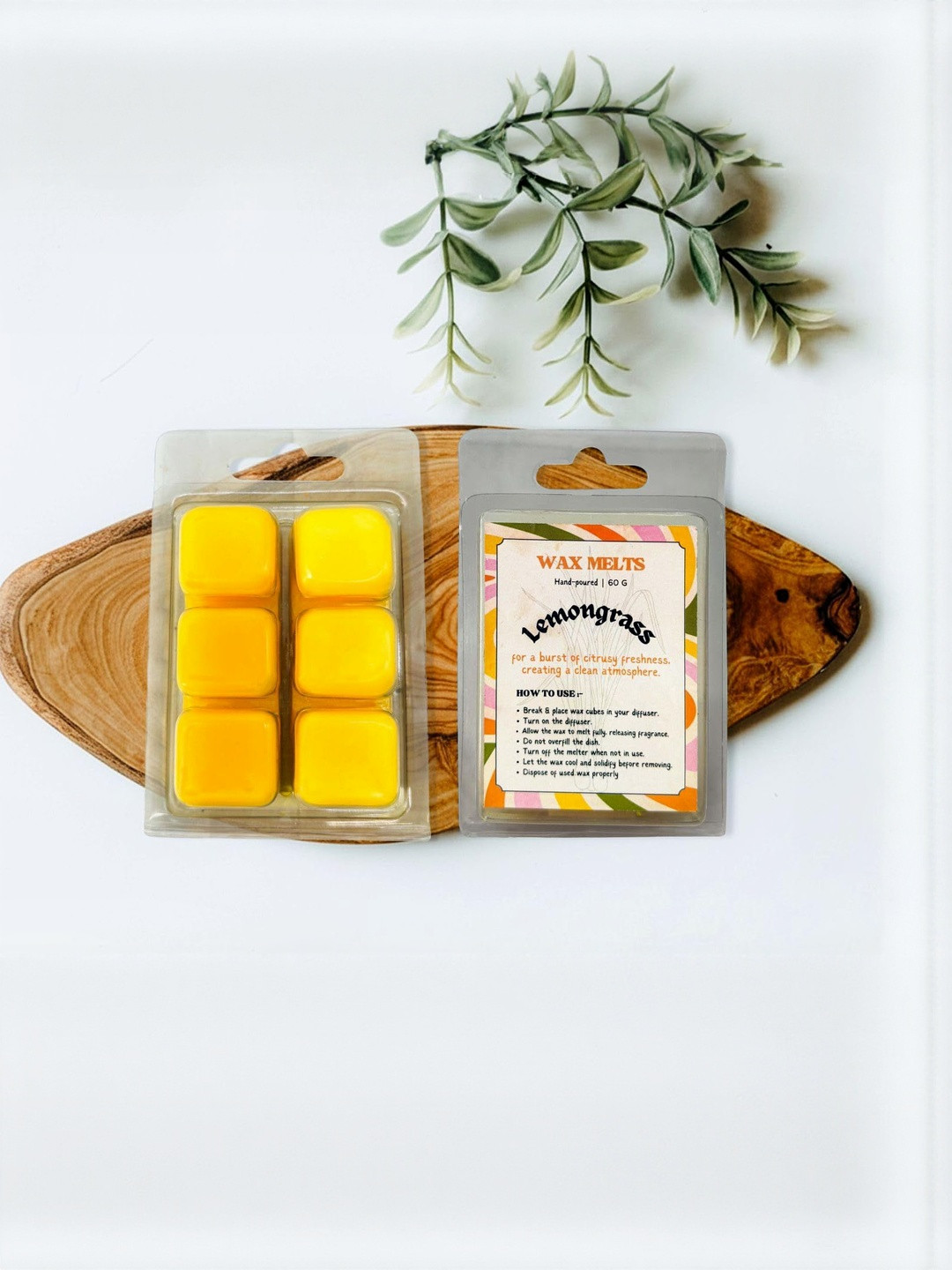 Garden Deco Yellow Hand-Poured Wax Air Freshener