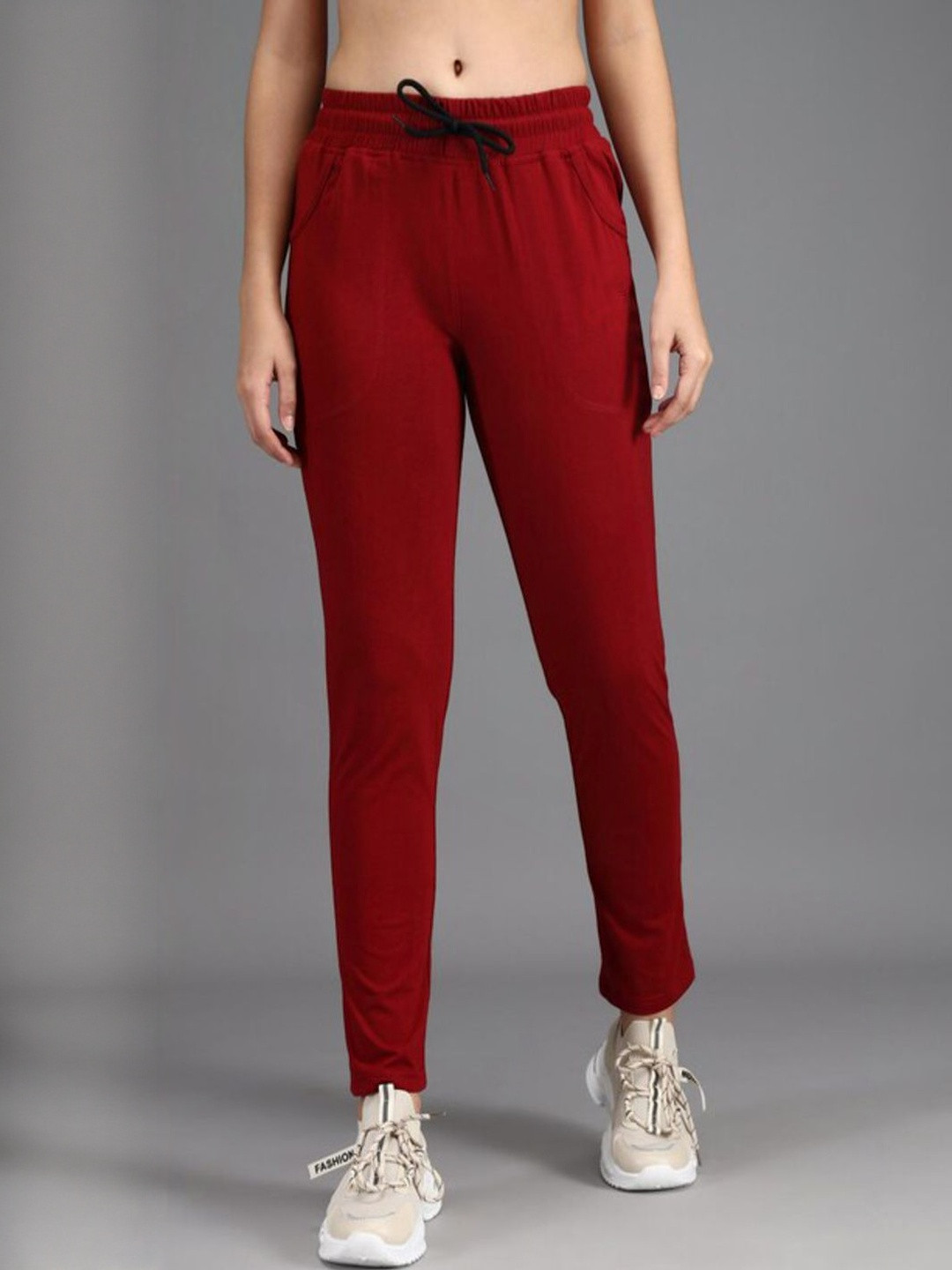 MULTIWA Women Regular Fit Cotton Track Pants