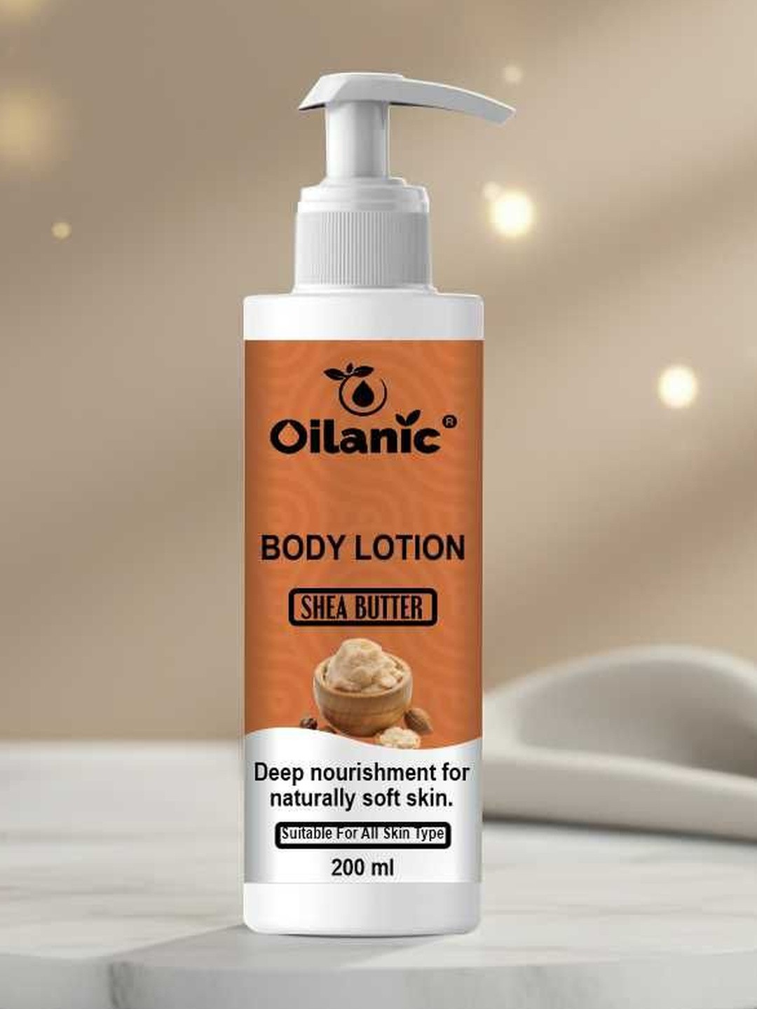 Oilanic Shea Butter Body Lotion For Deep Nourishment - 200 ml