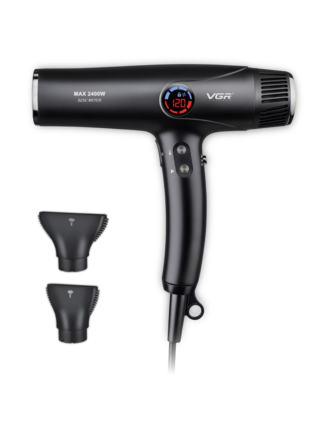 VGR V-469 Professional Hair Dryer with Powerful 2400w BLDC Motor - Black