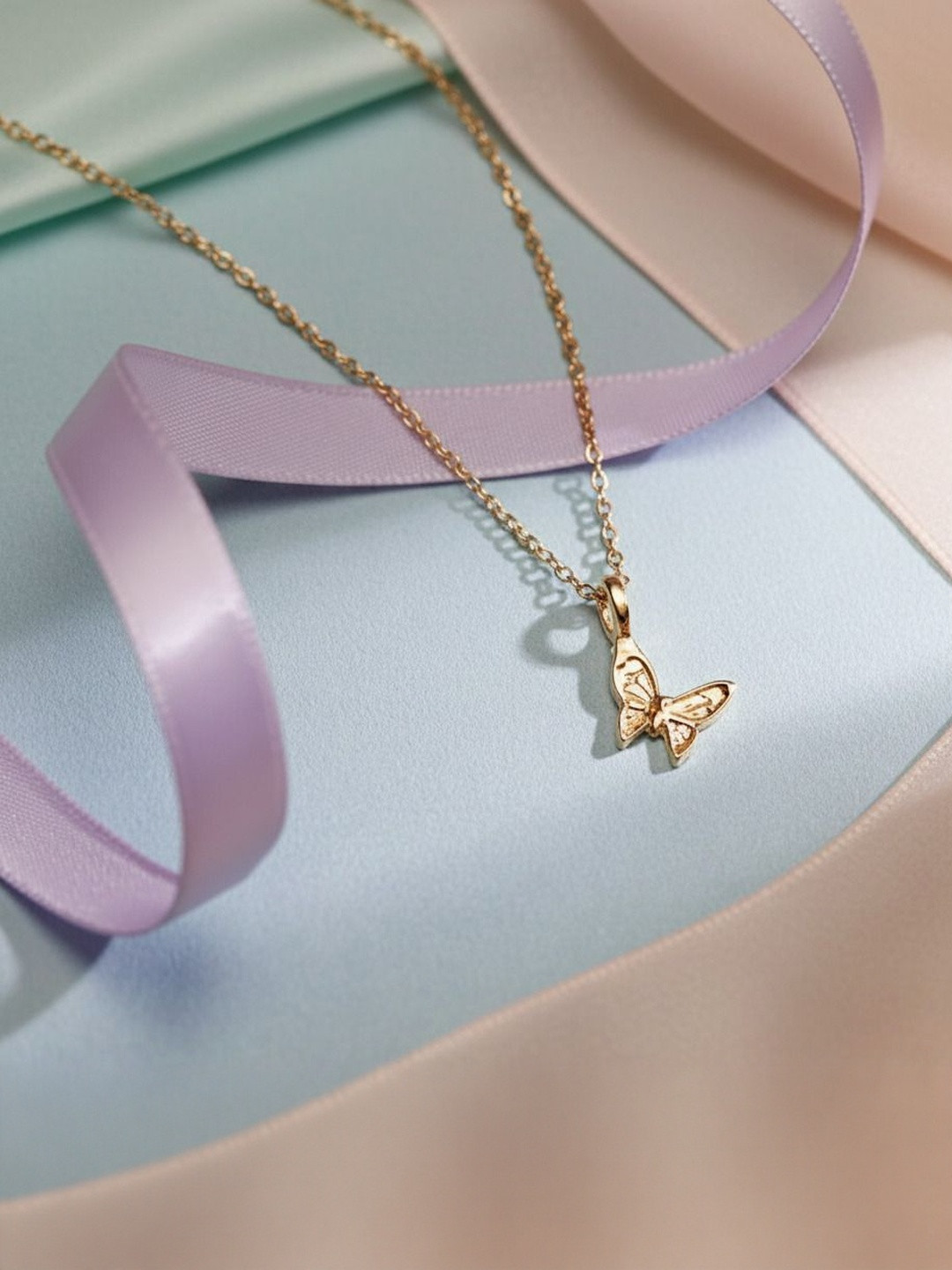 Zaphariq Gold-Plated Minimal Link Chain Necklace