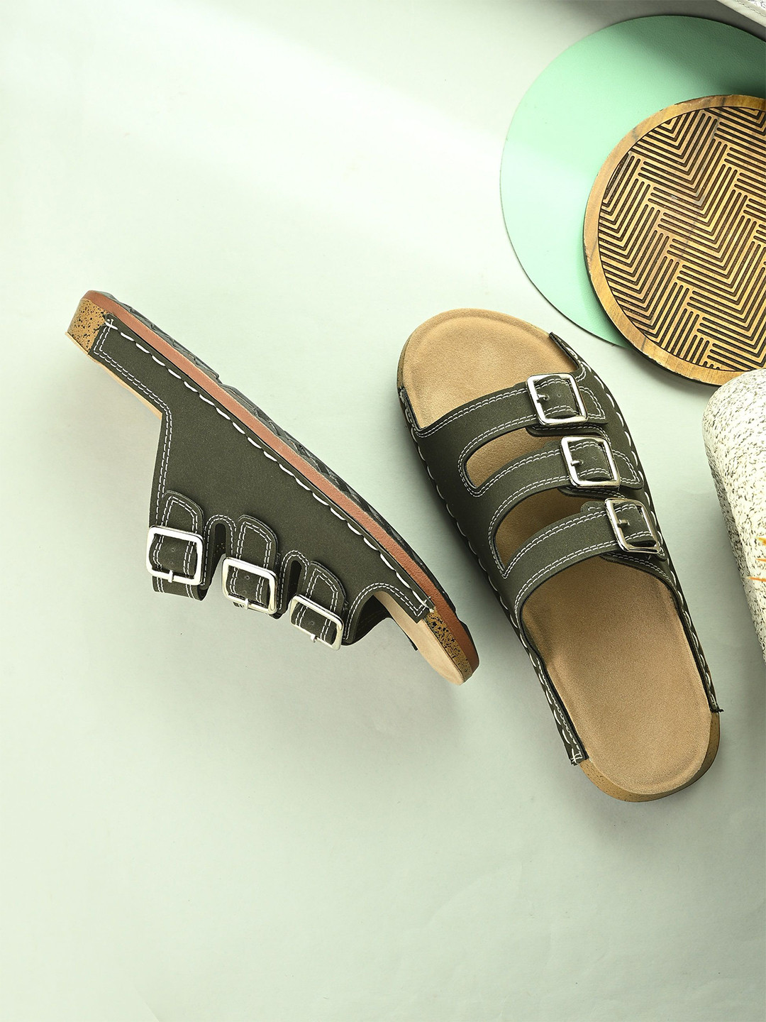 BELLION Men Solid Casual Sliders Flip Flops