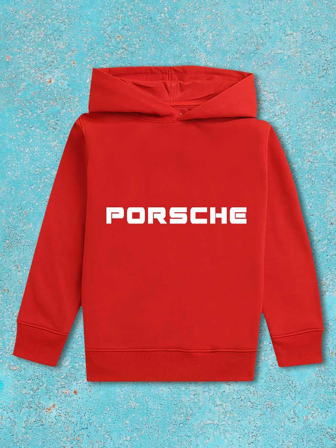NUSYL Boys Porsche Printed Hooded Sweatshirt