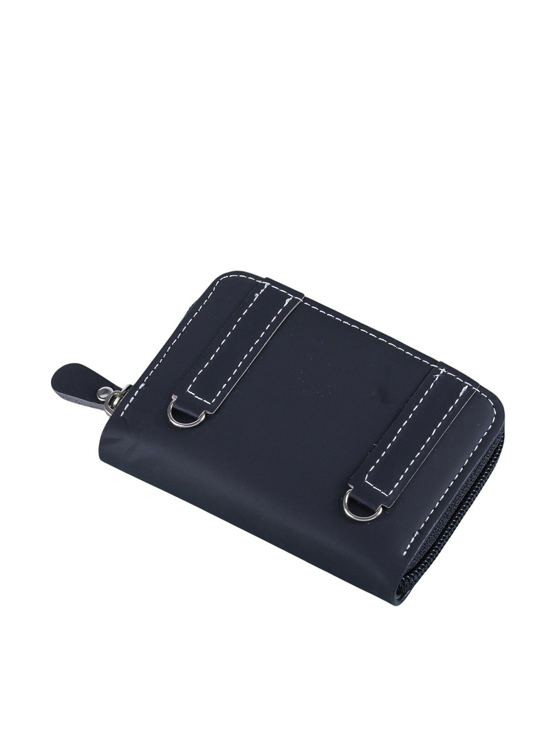 WATCHSTAR Unisex Abstract Textured Leather Zip Around Wallet