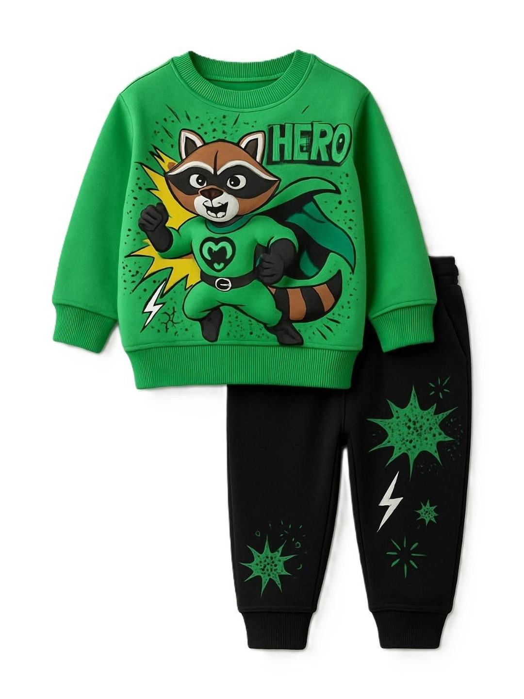 ACTLIVE Boys Printed Pure Cotton T-shirt with Pyjama