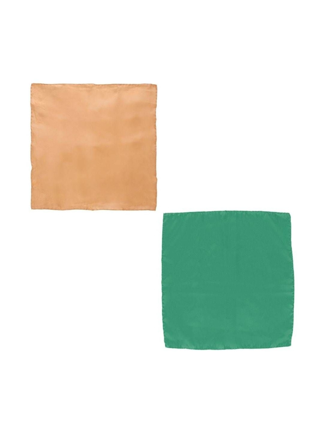 The Tie Hub Set Of 2 Silk Pocket Squares