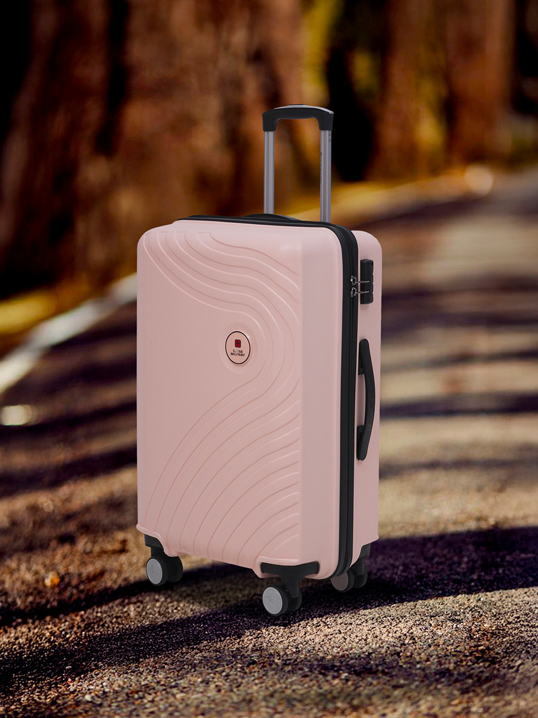 SWISS MILITARY Miles Pro Hard-Sided Trolley Suitcase