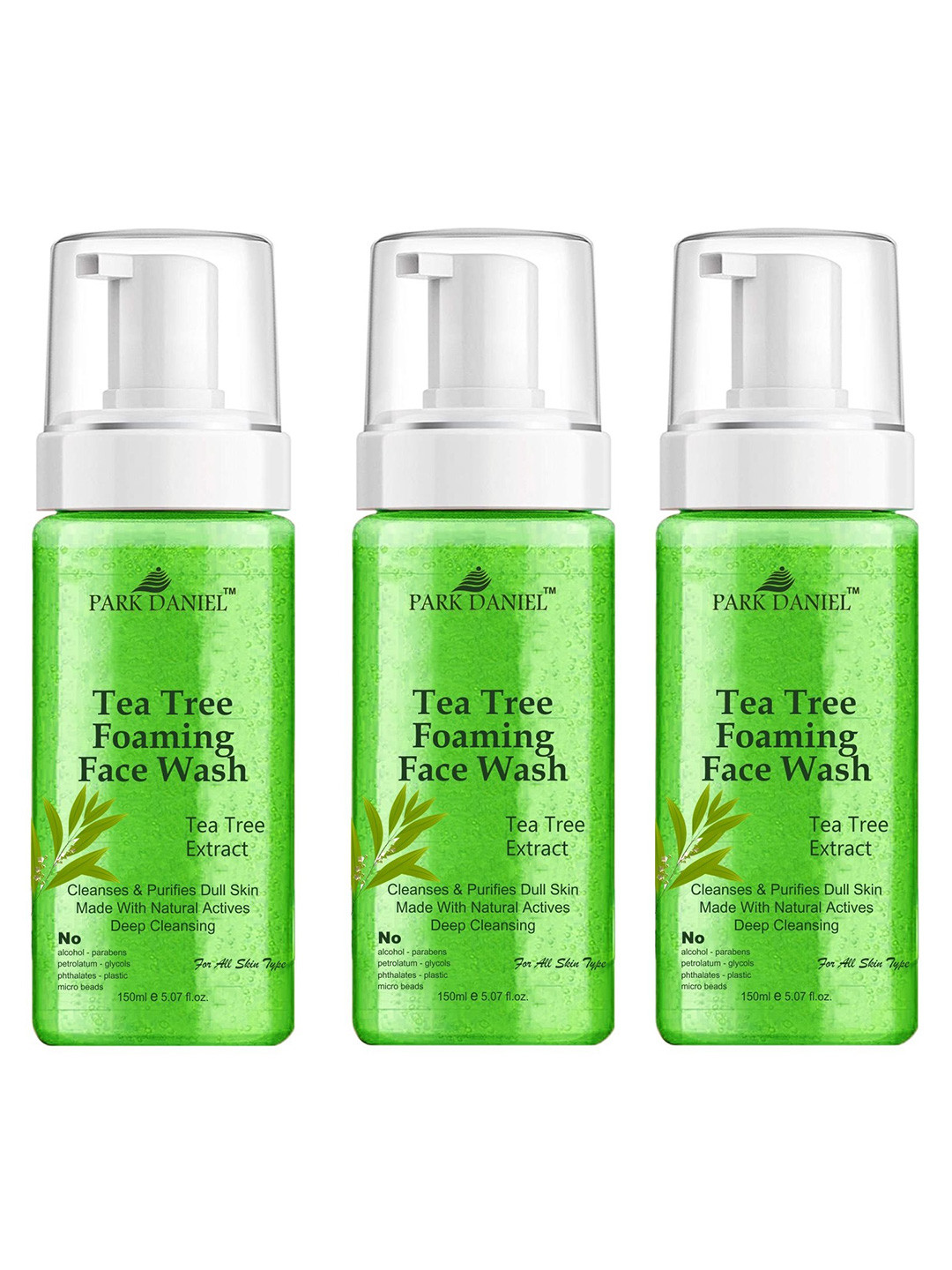 Park Daniel Tea Tree Foaming Face Wash For Deep Cleansing - 150 ml