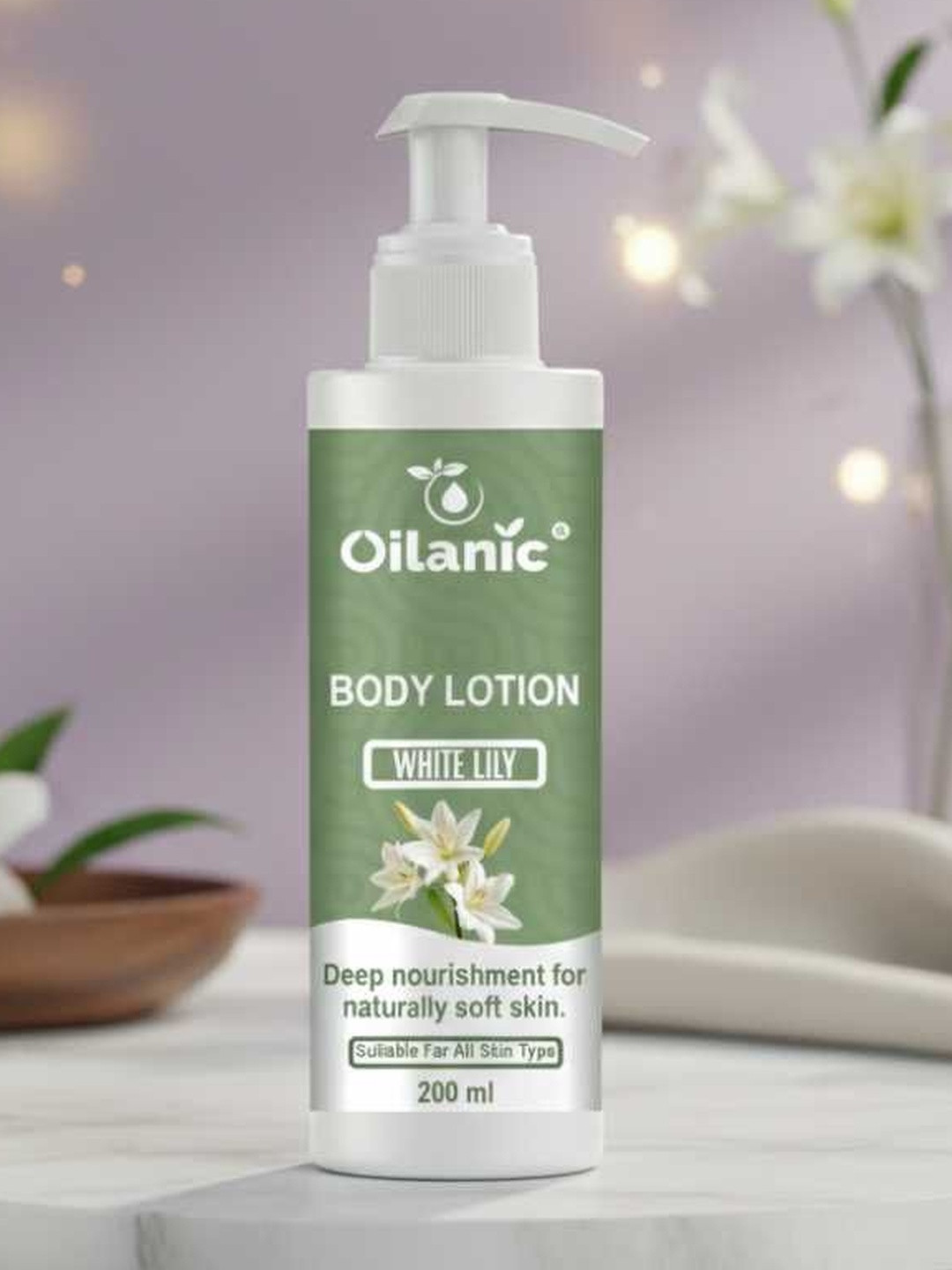 Oilanic White Lily Body Lotion For Deep Nourishment - 200 ml
