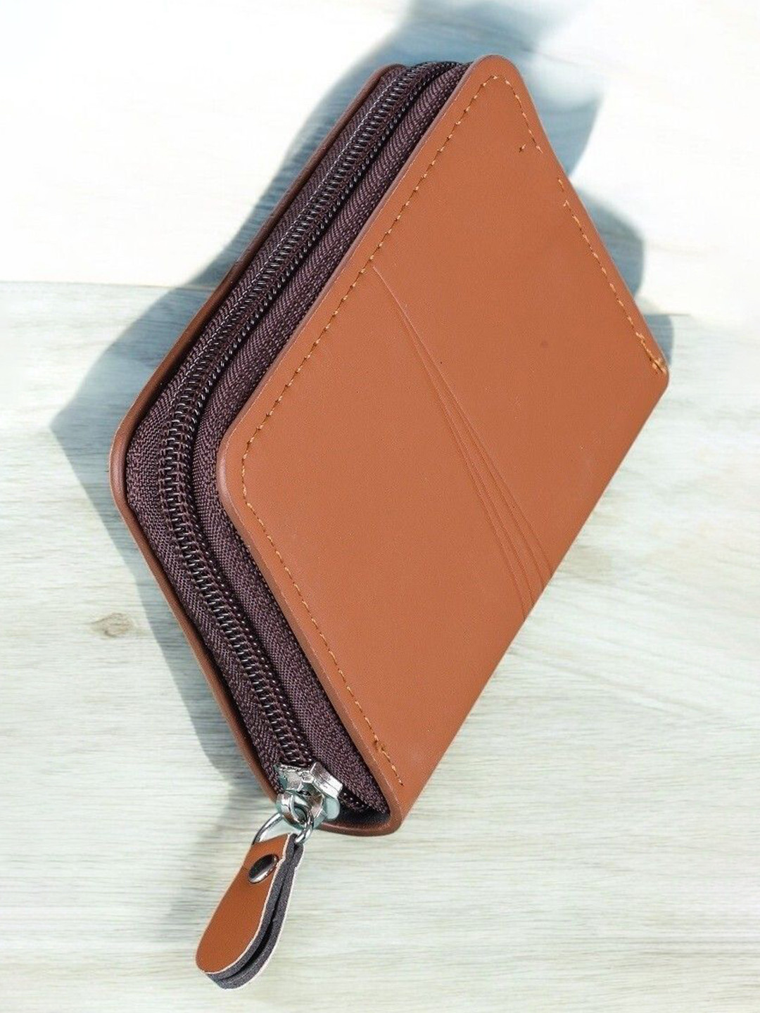 WATCHSTAR Unisex Solid Zip Around 11 Number of Card Holders Wallet