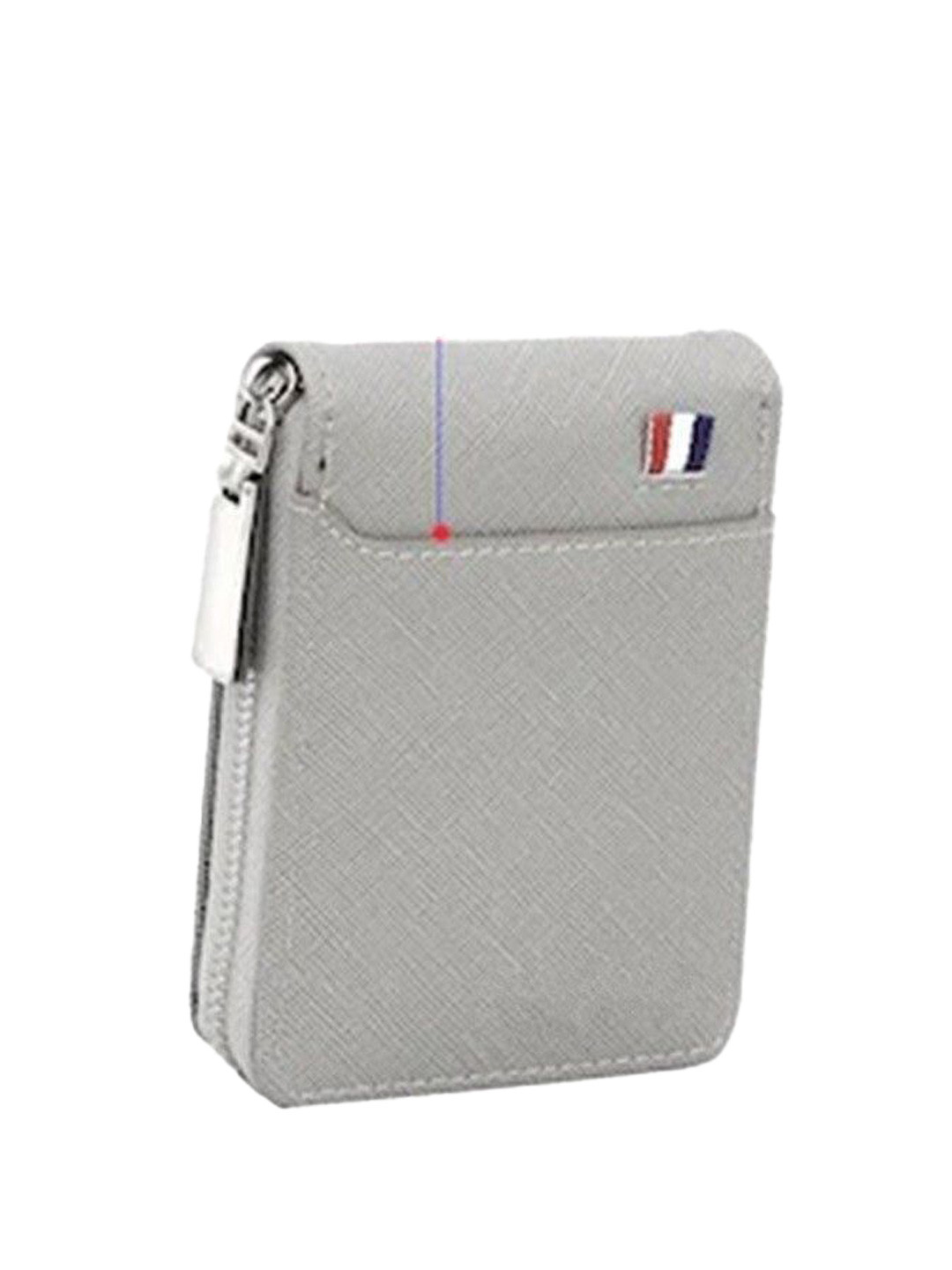 WATCHSTAR Unisex Textured Zip Around Wallet