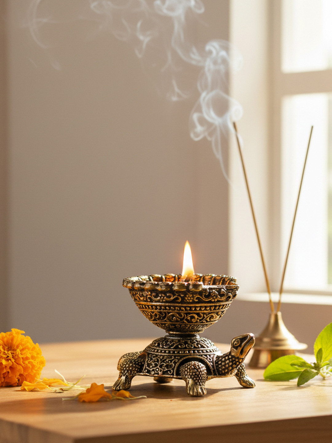 Ritualistic Kurma Traditional Diya