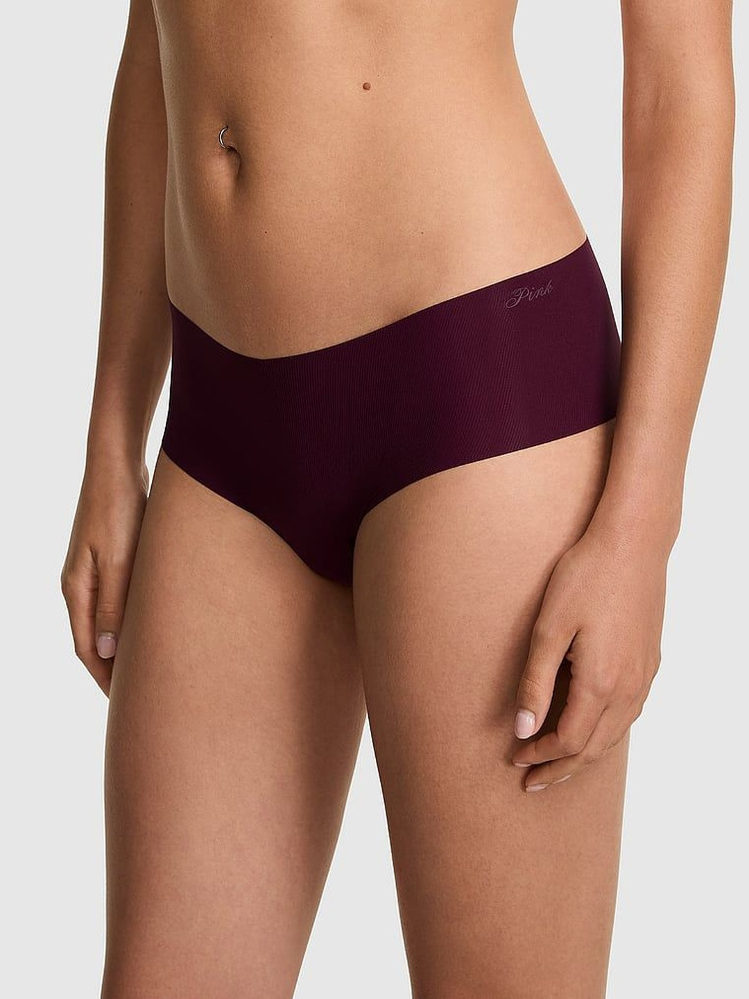 Victoria's Secret PINK No-Show Cheeky Low-Rise Seamless Hipster Briefs