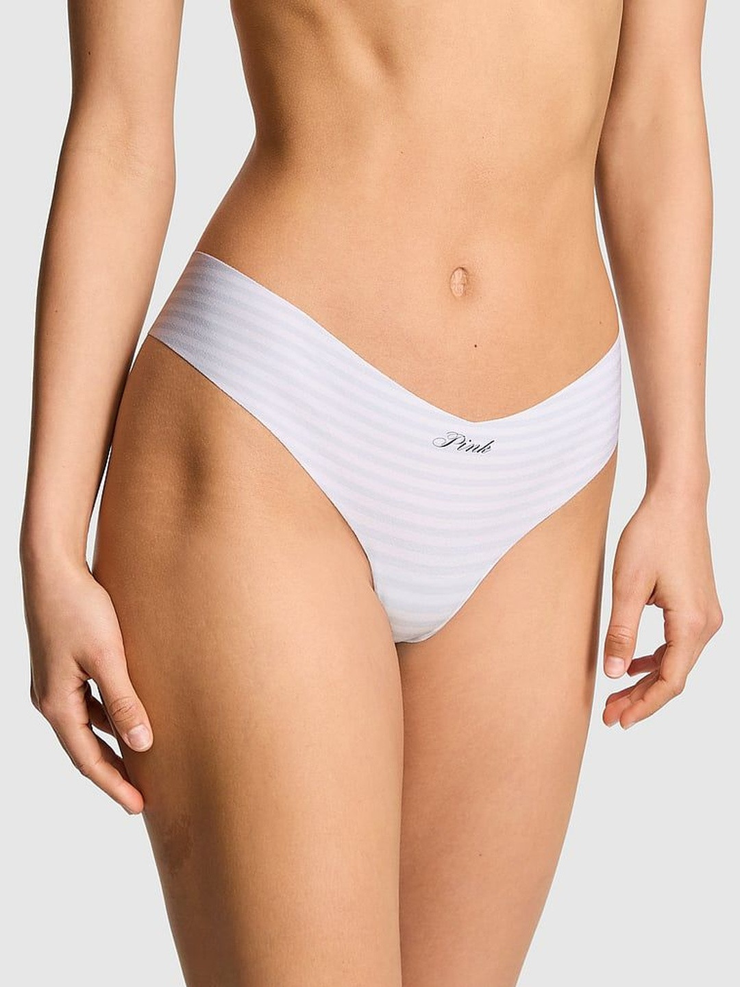 Victoria's Secret Women Striped Thongs Brief
