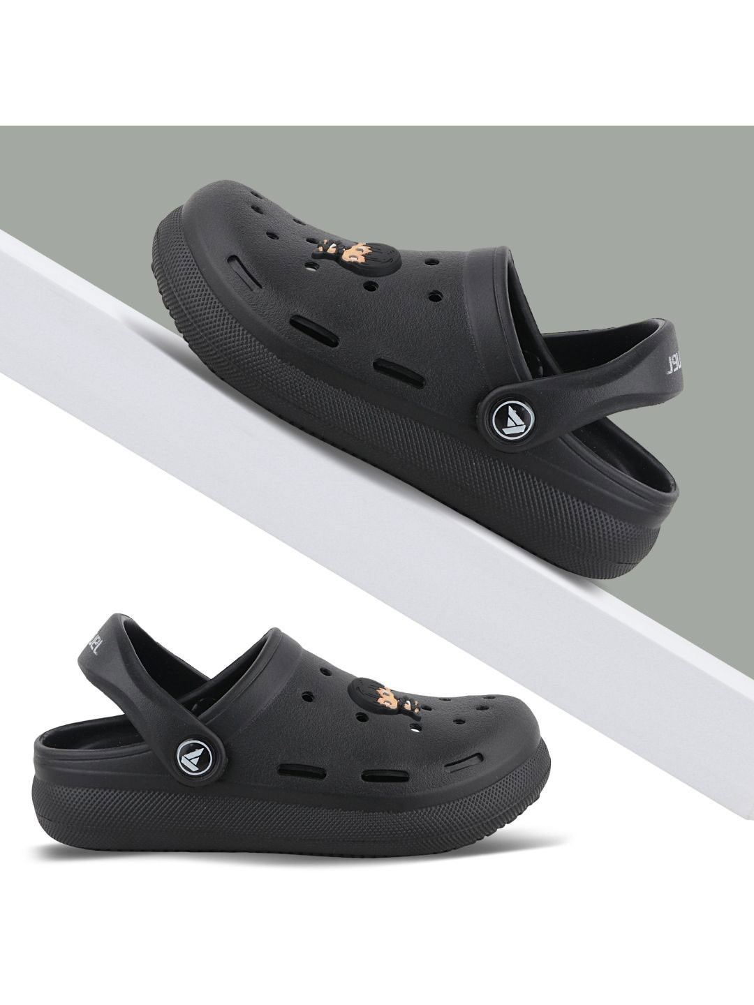 FUEL Kids Unisex Solid EVA Casual Clogs Flip Flops