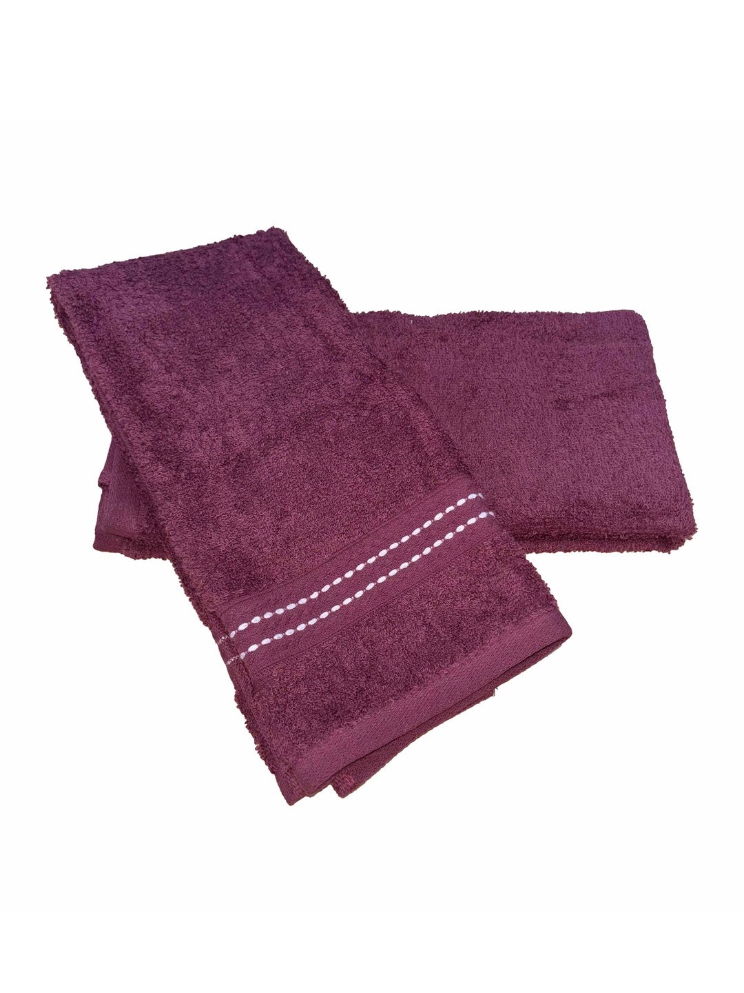 Ackross Voyager Pink 2 Pieces Textured Cotton 350 GSM Hand Towels