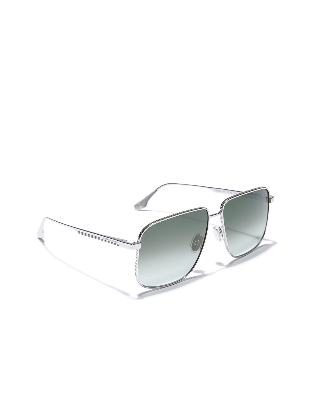 Victoria Beckham Women UV Protected Sunglasses - VB243S/57/SILVER/GREEN GRADIENT