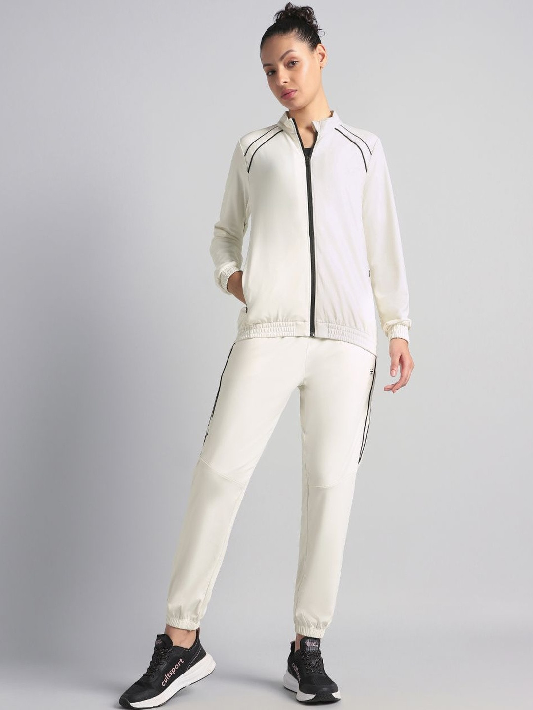 CULT Women's Off White Train All Format Track Suit
