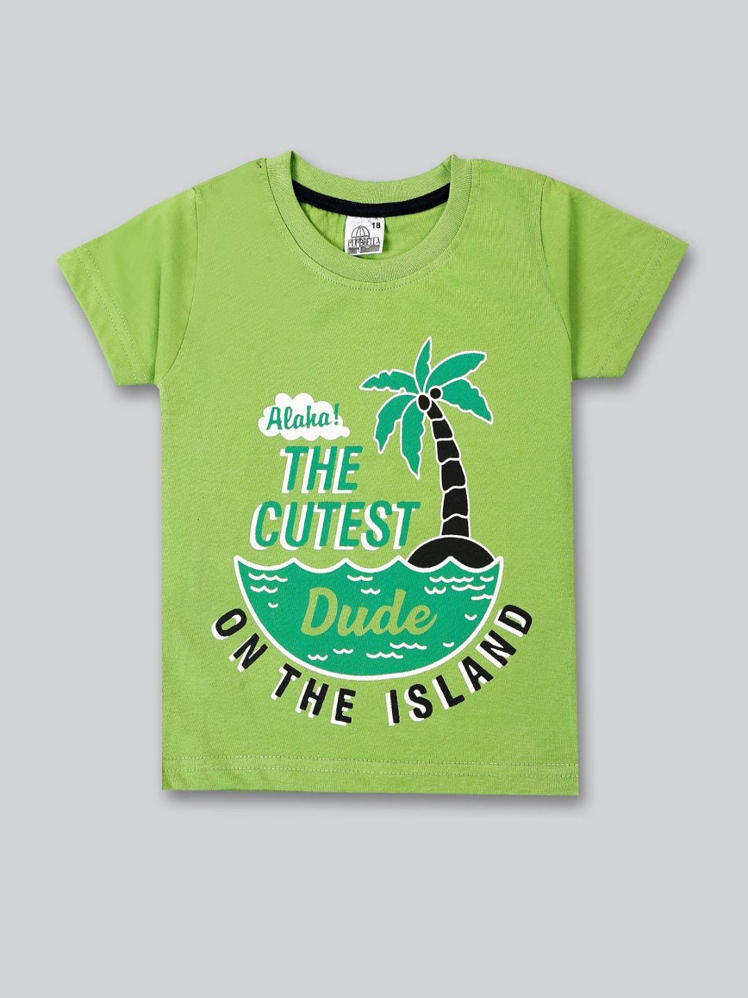 MUMBRELLA Kids Typography Printed Round Neck Short Sleeves T-Shirt