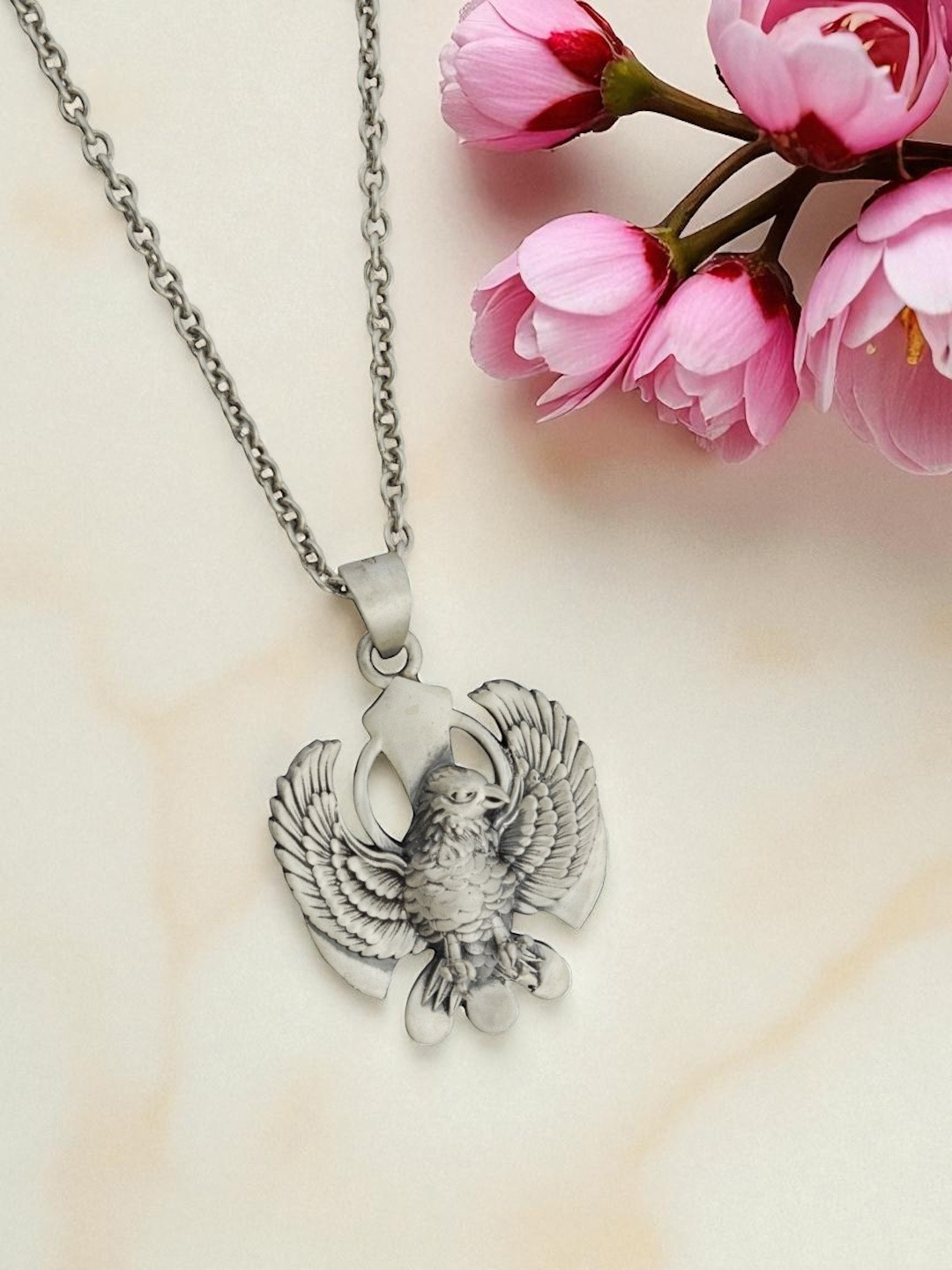 Azita 925 Sterling Silver Contemporary Garuda Pendant