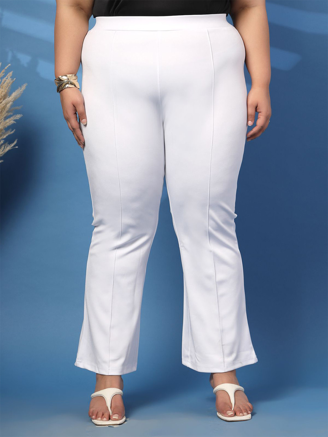 plusS Women Relaxed Fit Slip-On Jeggings