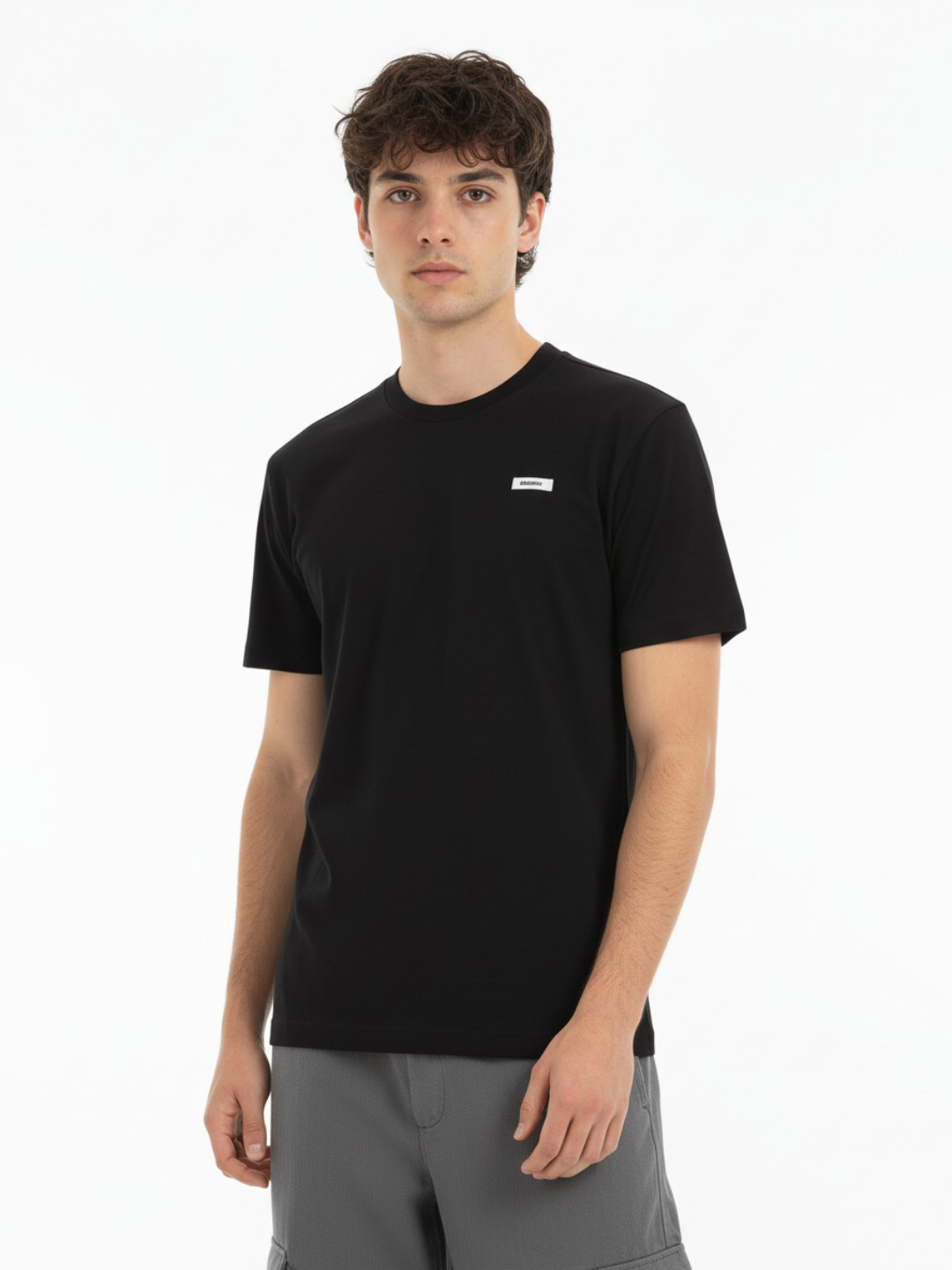 glitchez Brand Logo Printed T-shirt