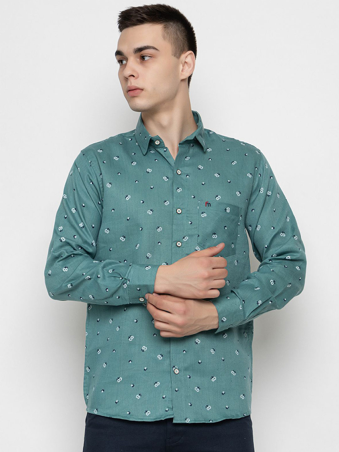 MODERNITY Men Regular Fit Geometric Casual Shirt