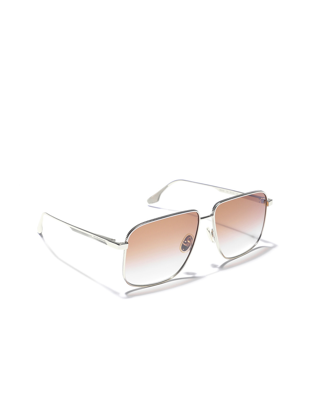 Victoria Beckham Women UV Protected Lens Oval Sunglasses - VB243S/57/GOLD/HONEY GRADIENT