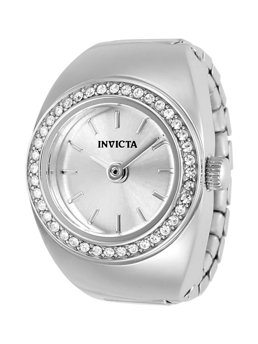 Invicta Women Round Dial & Stainless Steel Cuff Straps Analogue Watch 48943