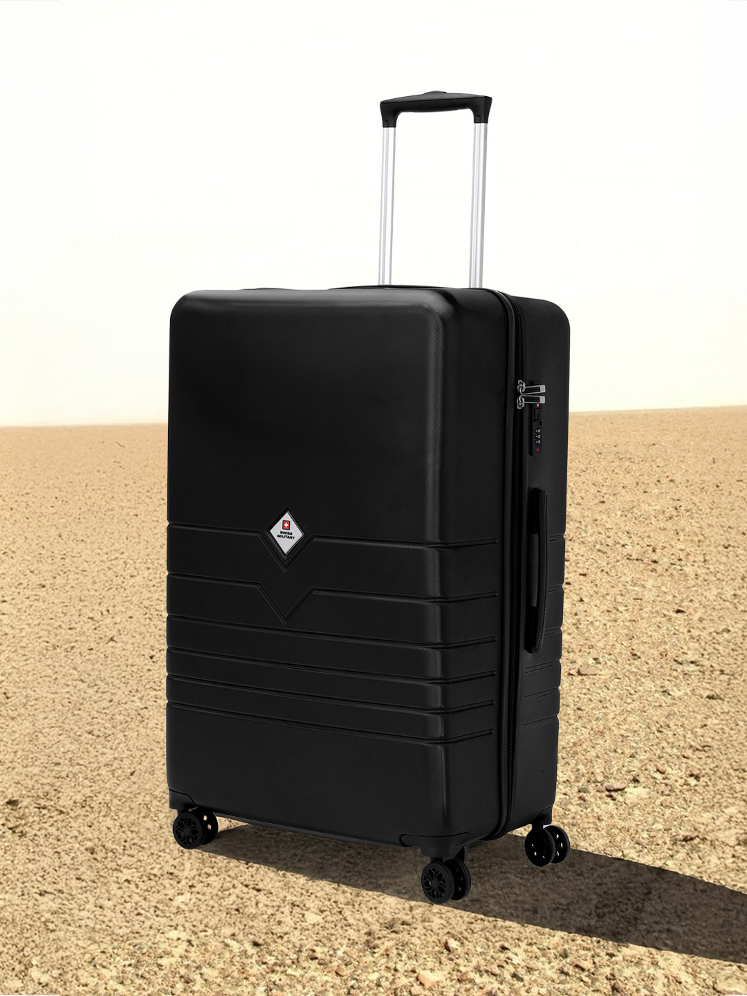 SWISS MILITARY Arctic Elite Hard-Sided Water-Resistant Large Trolley Bag