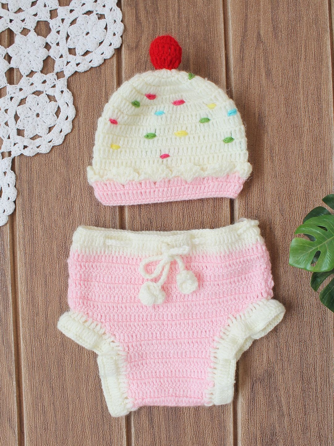 Woonie Infant Kids Ice-cream Design Baby Photoshoot Props