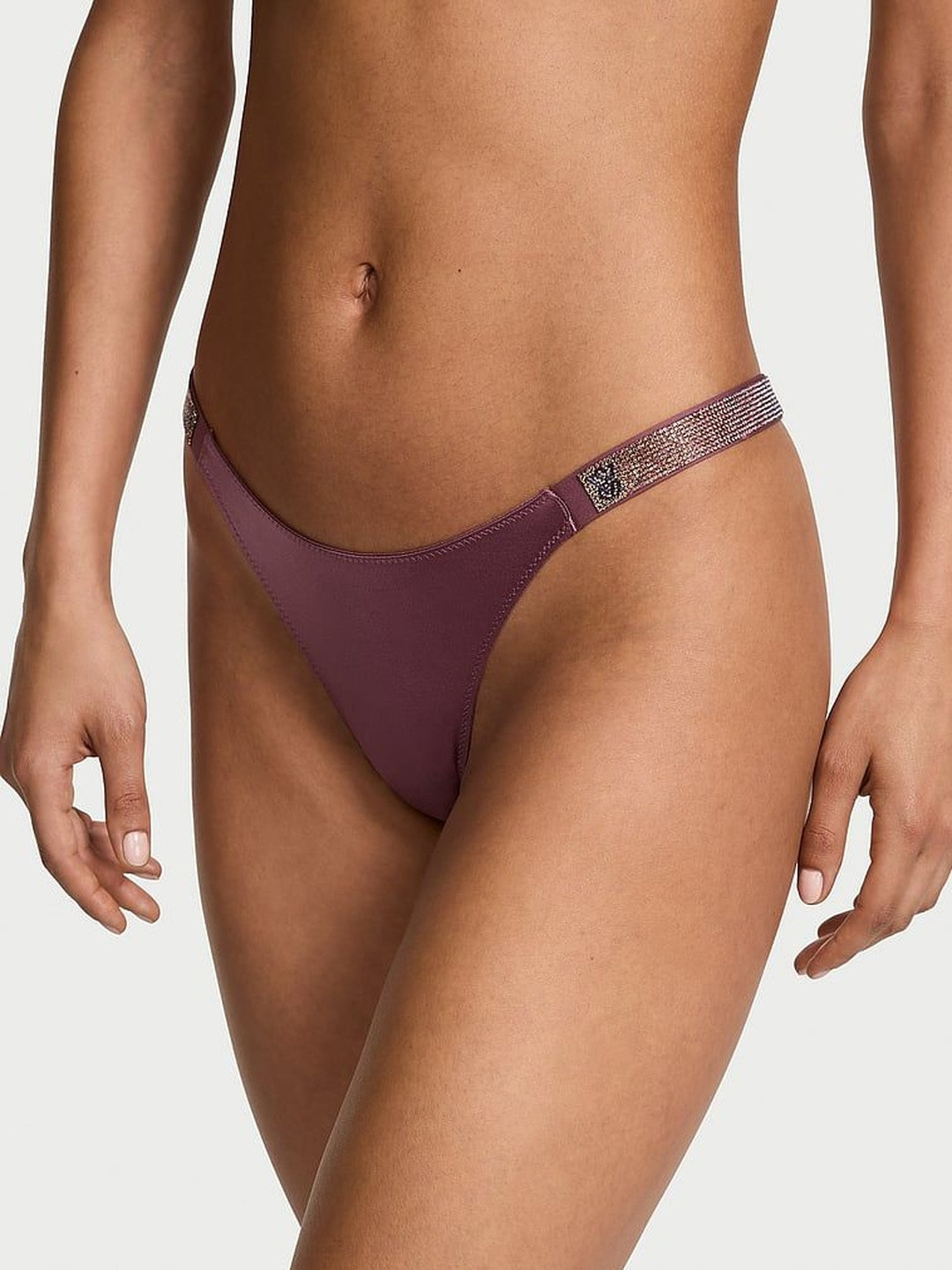 Victoria's Secret Very Sexy Logo Shine Low-Rise Bikini Briefs