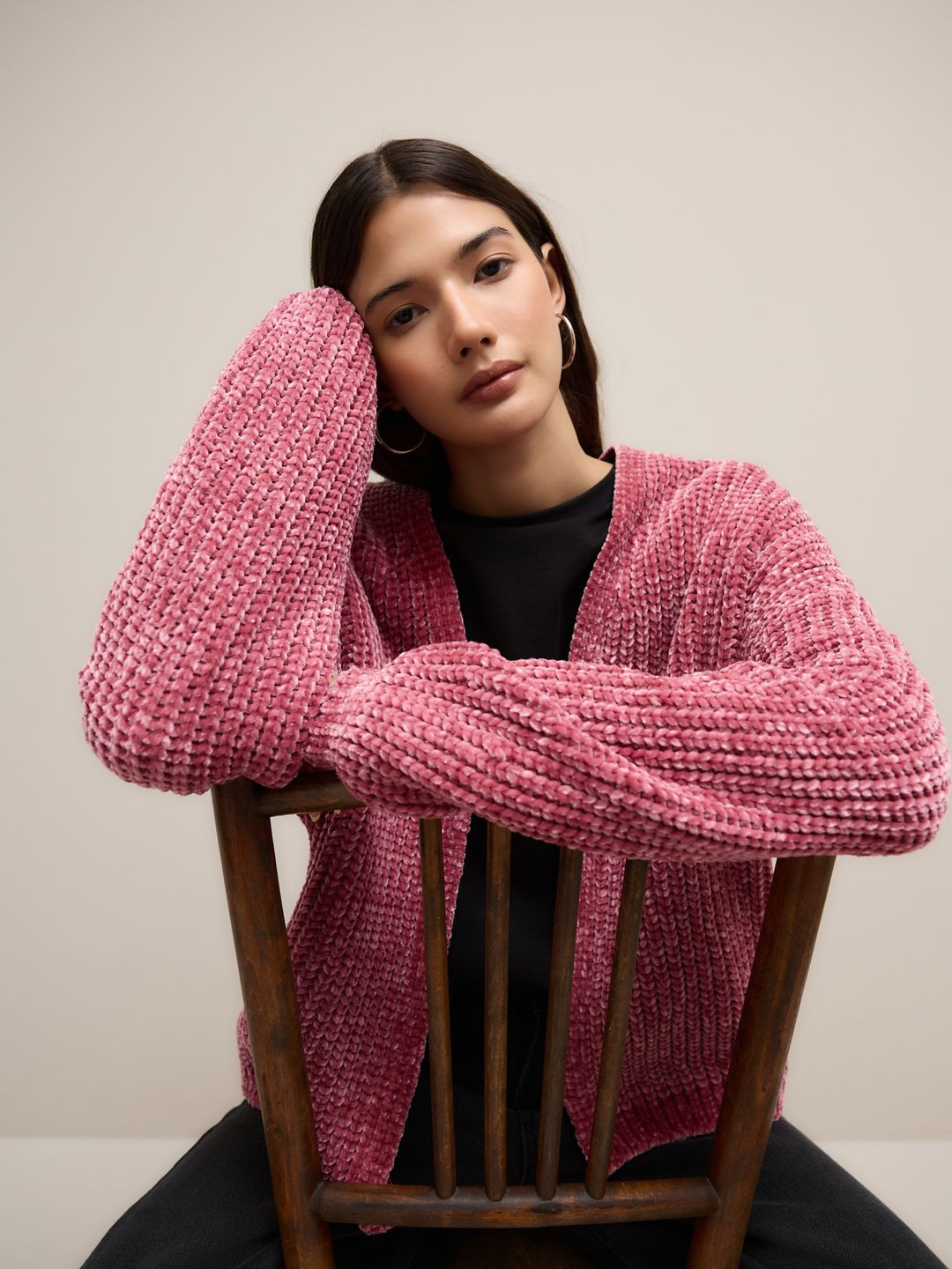 NEXT Relaxed Cable Knit Cardigan