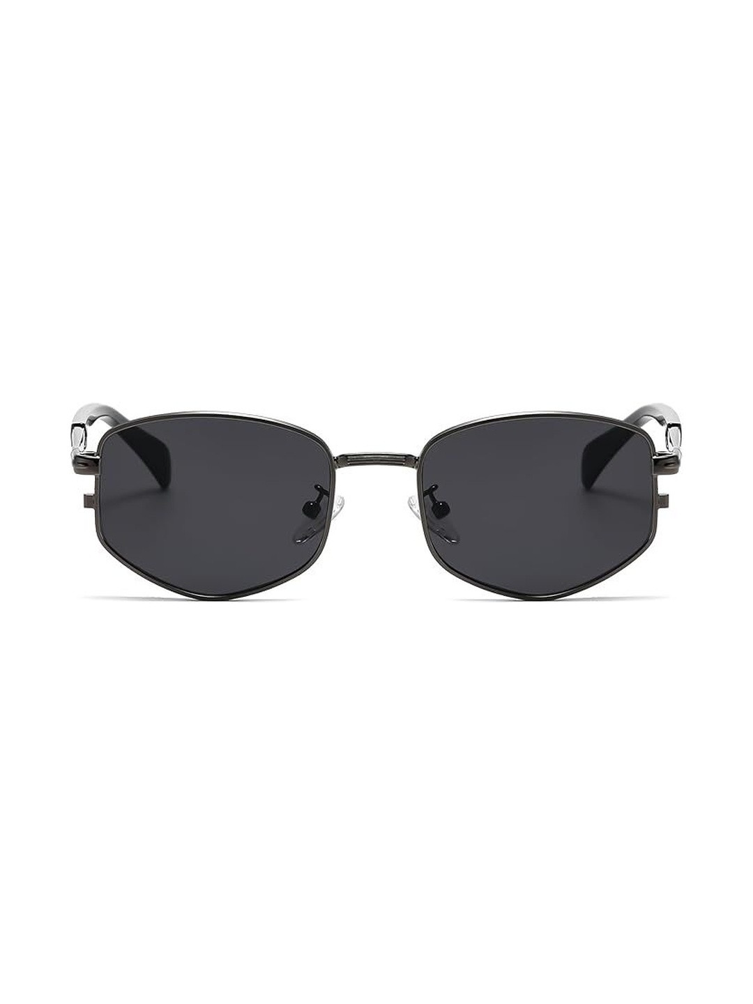 Arzonai Unisex Full Rim Sunglasses MA-98020-BLACK-BLACK-D