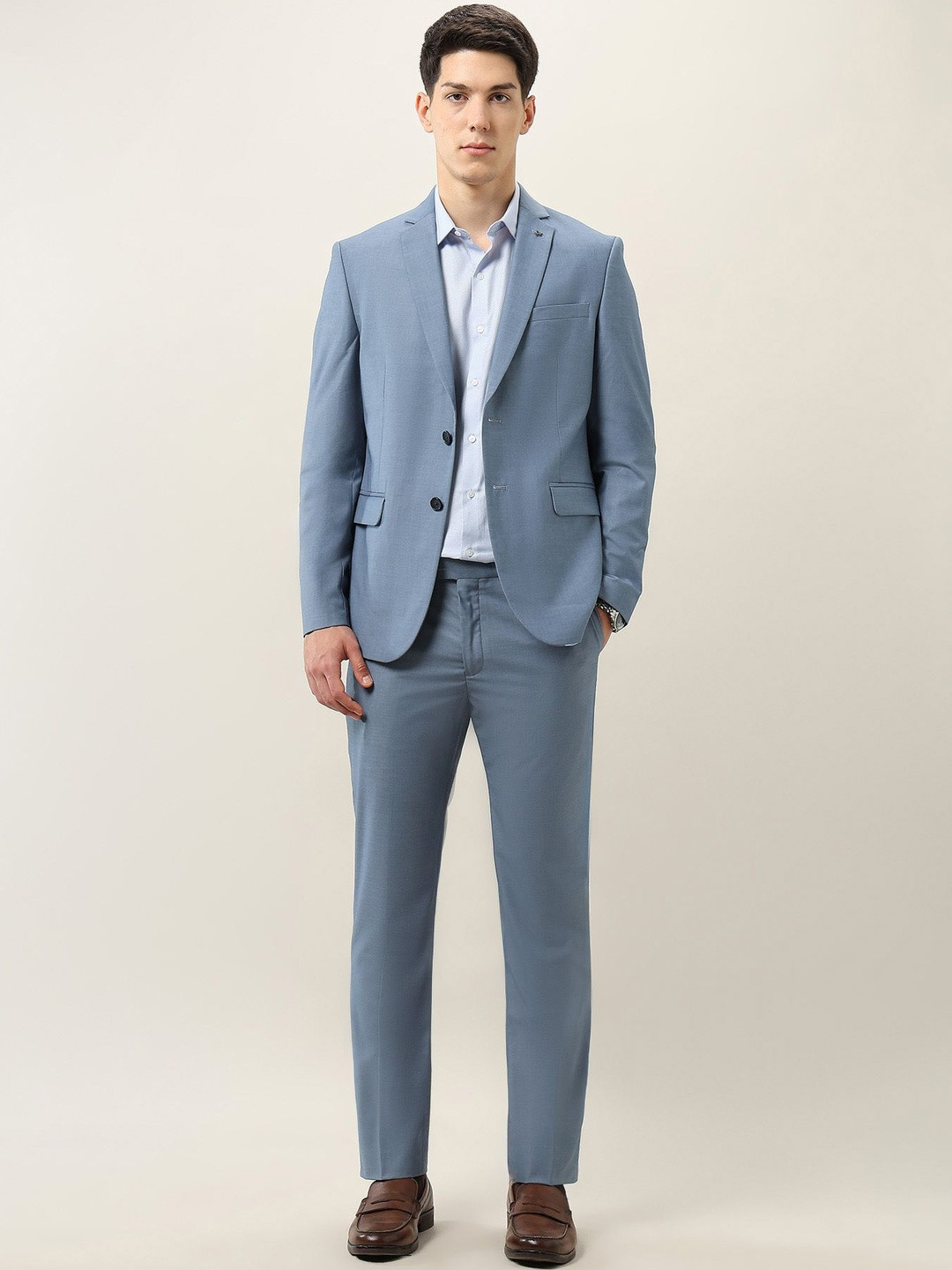 Arrow Men Tailored Fit Single-Breasted Long Sleeves Blazer & Trouser Suits