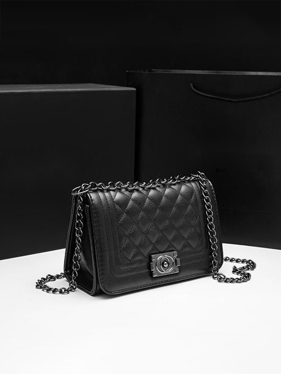 CORSICA Women Textured Stractured Sling Bag with Quilted