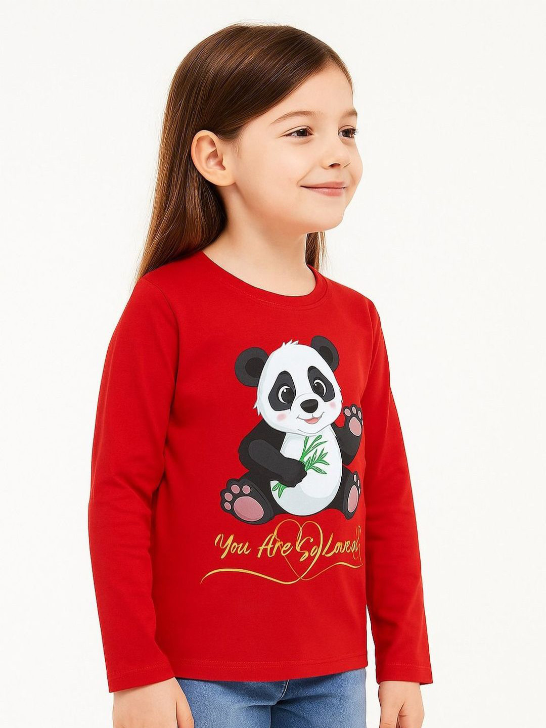 MUSHFAABAYA Kids Printed T-shirt