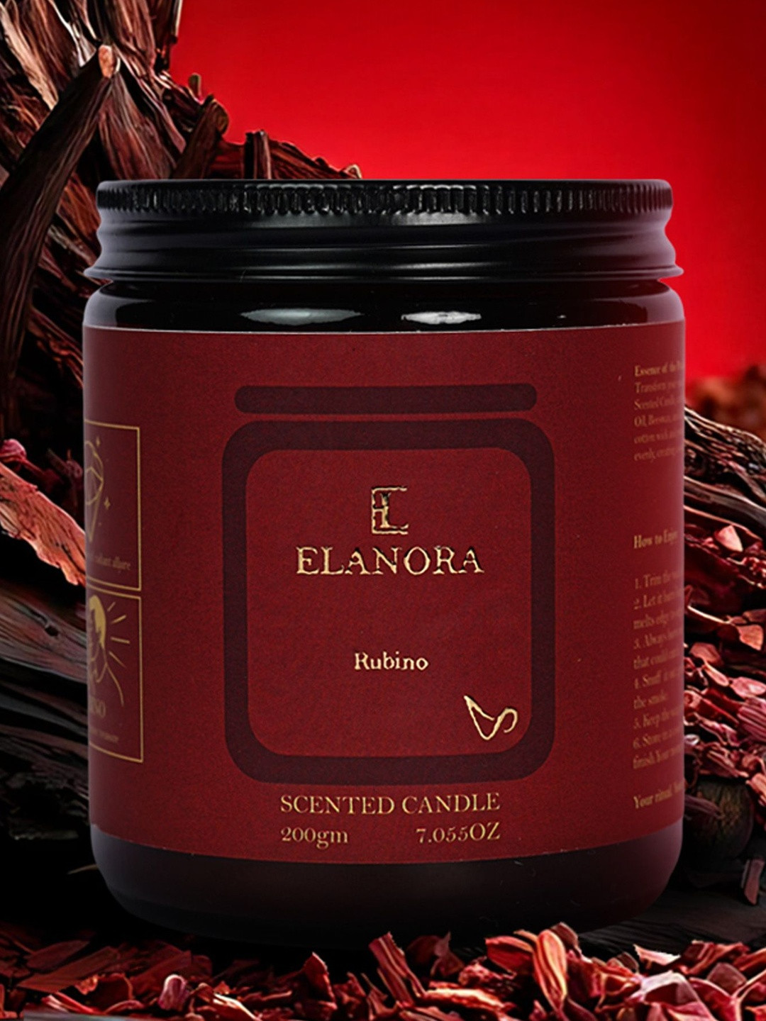 ELANORA Rubino Scented Candle - 200 g